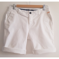 Vêtements Femme Shorts / Bermudas Superdry Short blanc Superdry Blanc