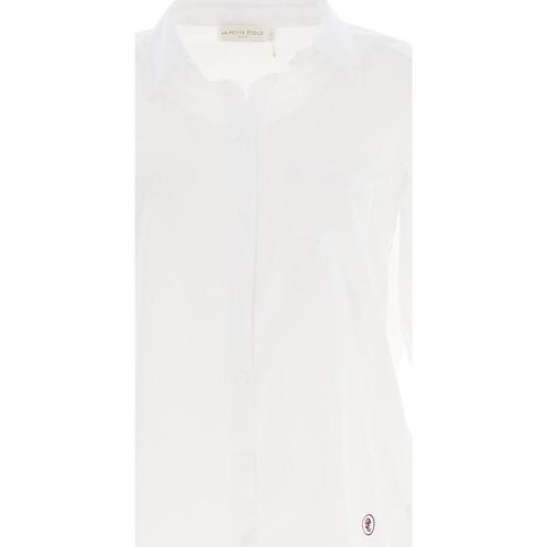 Vêtements Femme Chemises / Chemisiers Brave Soul T-shirt con bordi grezzi nera Chemisier scarlett blanc Blanc
