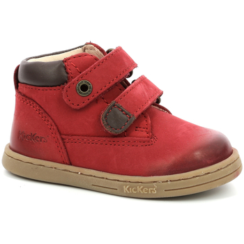 Chaussures Enfant Boots ballerina Kickers Tackeasy ROUGE