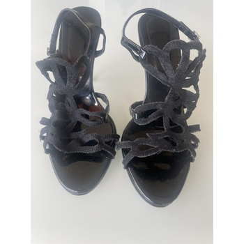 Chaussures Femme Sandales et Nu-pieds Eden Sandales noires Noir