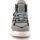 Chaussures Homme Baskets mode Uomo Design Baskets grises et noires à lacets Gris