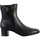 Chaussures Femme Boots Clarks Bottine à Talons Cuir Linnae Up Noir