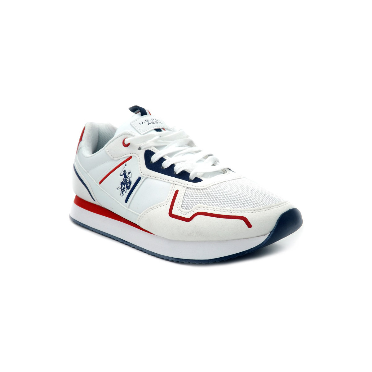 Chaussures Homme Baskets mode U.S Polo Assn. Nobil 004 Blanc