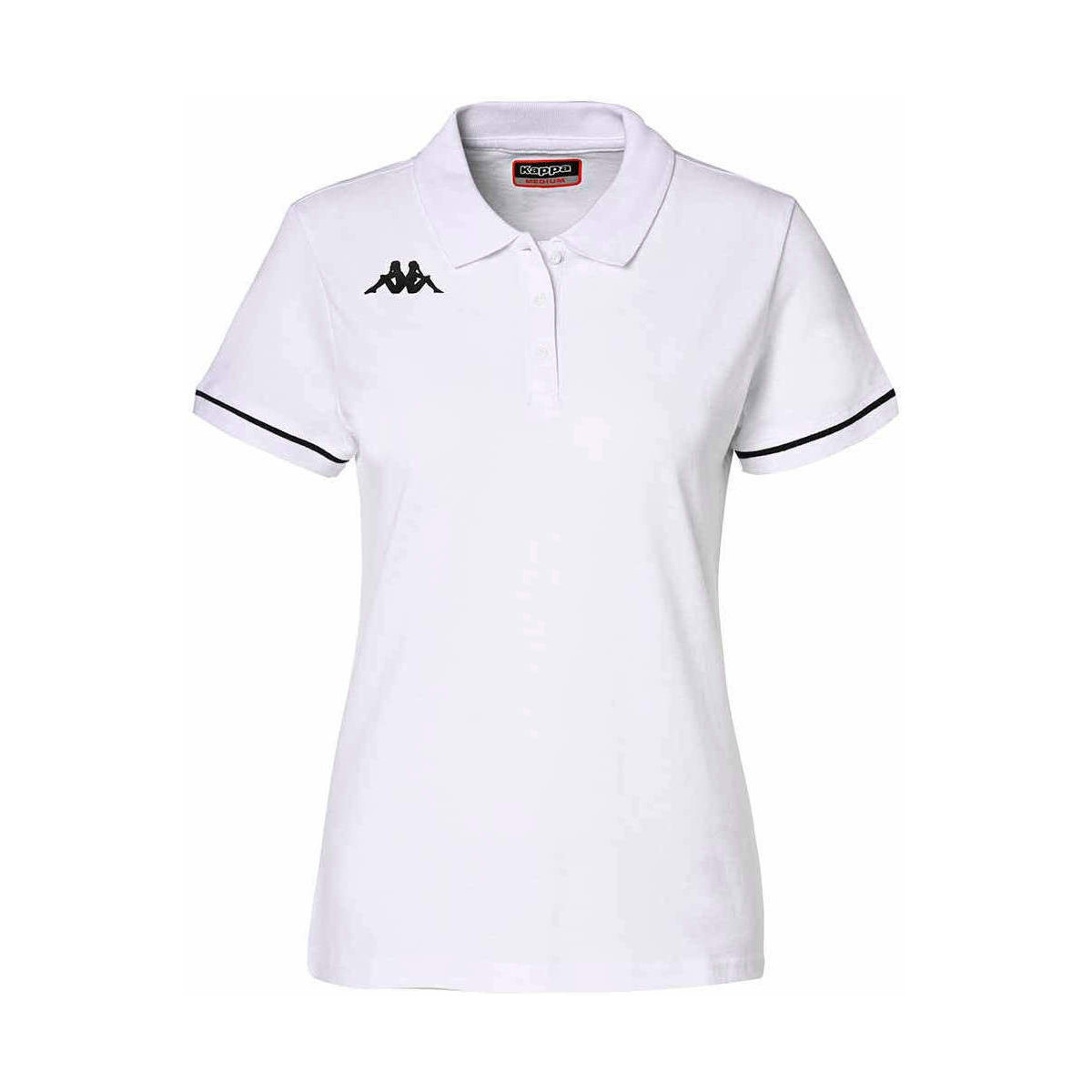 Vêtements Femme T-shirts & Polos Kappa Polo Barla Blanc