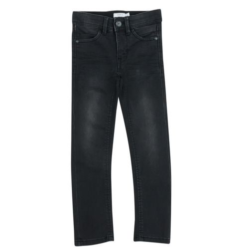 Vêtements Garçon Street Jeans slim Name it NKMSILAS XSLIM Street JEANS Noir