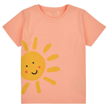 Vêtements Garçon T-shirts manches courtes Name it NMMFAMA SS TOP Orange
