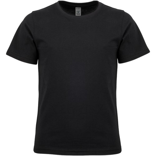 Vêtements Enfant T-shirts cotton manches longues C-Clique  Noir