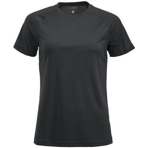 Vêtements Femme T-shirts cotton manches longues C-Clique  Noir