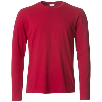 Vêtements Homme T-shirts manches longues C-Clique Basic Rouge