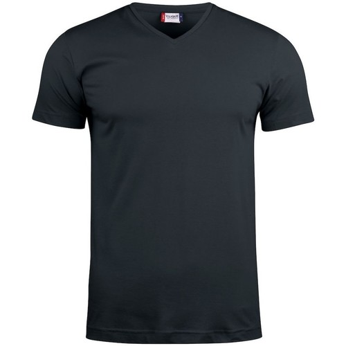 Vêtements T-shirts cotton manches longues C-Clique  Noir