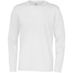 Vêtements Homme T-shirts contrast-trim manches longues Cottover  Blanc