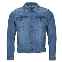 Vêtements Homme Vestes en jean Only & Sons  ONSCOIN MID. BLUE 4333 JACKET Bleu