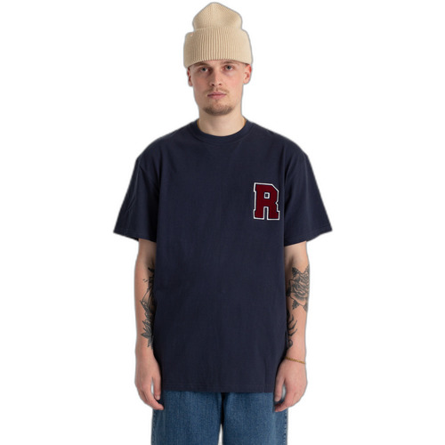Vêtements Homme T-shirts manches courtes Revolution T-shirt  Loose Bleu