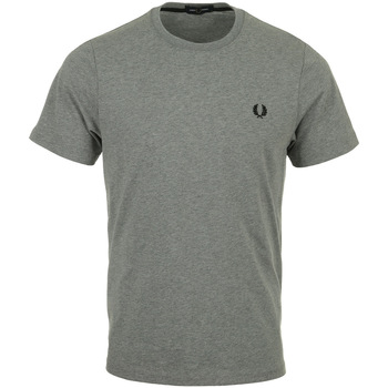 Vêtements Homme T-shirts manches courtes Fred Perry Crew Neck Tee Shirt gris