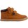 Chaussures Fille Baskets montantes Kickers Basket A Scratch Cuir  Tackeasy Marron