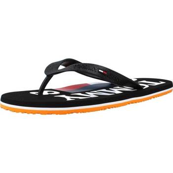 Chaussures Homme Tongs Tommy Jeans RUBBER THONG BEACH Noir