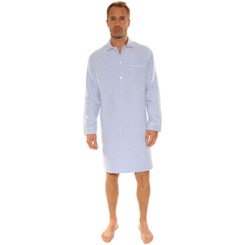 Vêtements Homme Pyjamas / Chemises de nuit Christian Cane CHEMISE DE NUIT. FOREZ Bleu