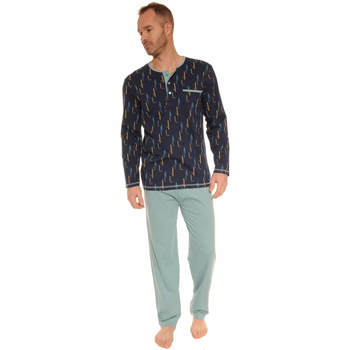 Vêtements Homme Pyjamas / Chemises de nuit Christian Cane PYJAMA. BONIFACE BLEU
