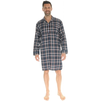 Vêtements Homme Pyjamas / Chemises de nuit Christian Cane CHEMISE DE NUIT. ISKANDER Bleu