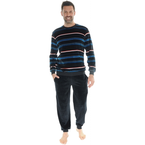 Vêtements Homme Pyjamas / Chemises de nuit Christian Cane PYJAMA. IDELBERT Noir