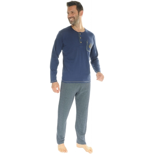 Vêtements Homme Pyjamas / Chemises de nuit Christian Cane ILIODES Bleu