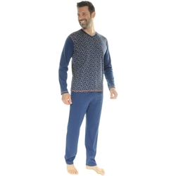 Vêtements Homme Pyjamas / Chemises de nuit Christian Cane ICARE Bleu