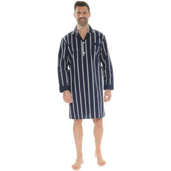 Vêtements Homme Pyjamas / Chemises de nuit Christian Cane CHEMISE DE NUIT BLEU NATYS BLEU