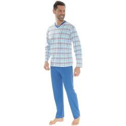 Vêtements Homme Pyjamas / Chemises de nuit Christian Cane NELIO Bleu