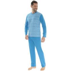 Vêtements Homme Pyjamas / Chemises de nuit Christian Cane PYJAMA. BLEU NATAN Bleu