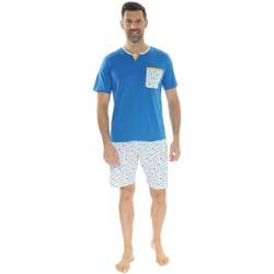Vêtements Homme Pyjamas / Chemises de nuit Christian Cane NAO Bleu