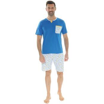 Vêtements Homme Pyjamas / Chemises de nuit Christian Cane PYJAMA COURT BLEU NAO Bleu