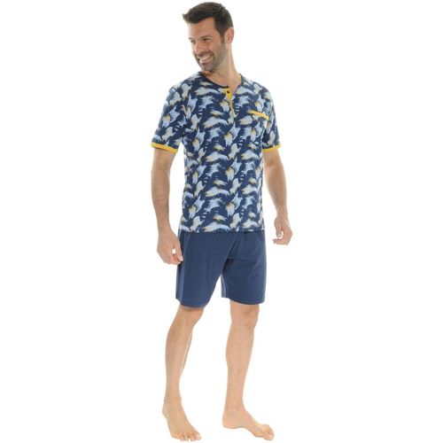 Vêtements Homme Pyjamas / Chemises de nuit Christian Cane NIL Bleu