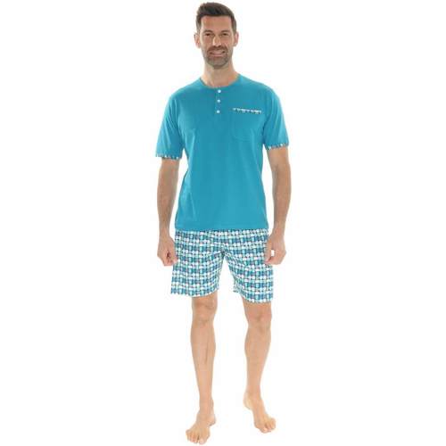 Vêtements Homme Pyjamas / Chemises de nuit Christian Cane NADEON Bleu