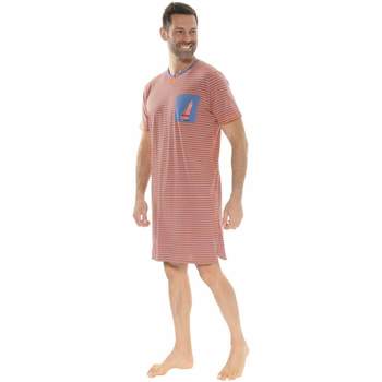 Vêtements Homme Pyjamas / Chemises de nuit Christian Cane CHEMISE DE NUIT ORANGE NICOLA Orange