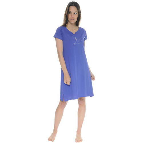 Vêtements Femme Pyjamas / Chemises de nuit Christian Cane FAUSTINE Bleu