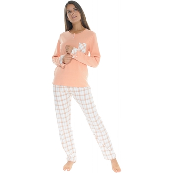 Vêtements Femme Pyjamas / Chemises de nuit Christian Cane PYJAMA JOYE ORANGE