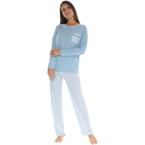 Vêtements Femme Pyjamas / Chemises de nuit Christian Cane JOANNA Bleu