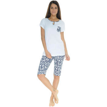 Vêtements Femme Pyjamas / Chemises de nuit Christian Cane PYJAMA BLANC MAGGIE Blanc