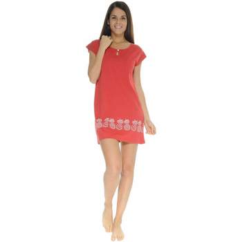Vêtements Femme Pyjamas / Chemises de nuit Christian Cane ROBE D'ETE ROUGE MYRIS Rouge
