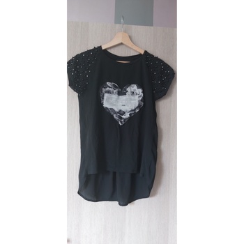 Vêtements Femme T-shirts manches courtes Gaudi T-shirt manche courte Noir