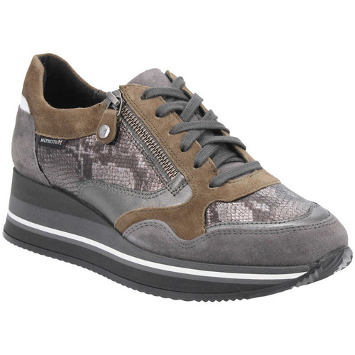 Chaussures Femme Baskets mode Mephisto OLIMPIA GREY Gris