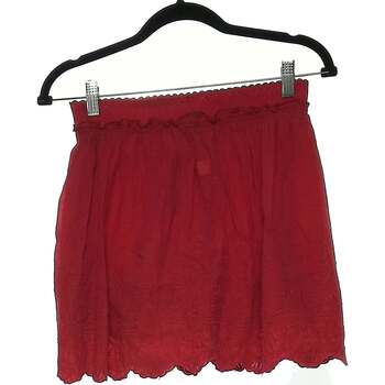 Benetton jupe courte  34 - T0 - XS Rouge Rouge
