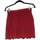 Vêtements Femme Jupes Benetton jupe courte  34 - T0 - XS Rouge Rouge