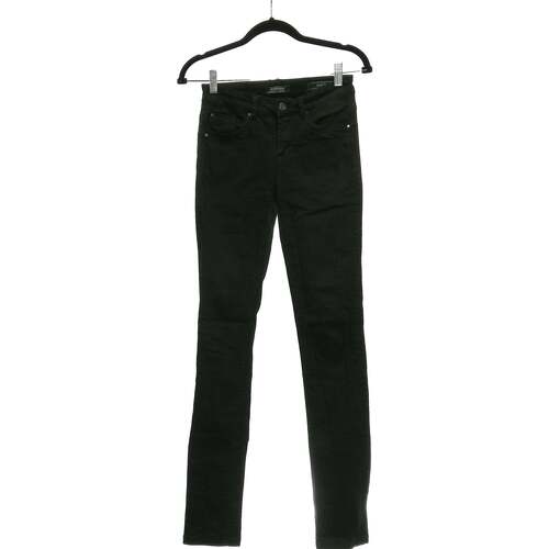 Vêtements Femme Pantalons Bonobo pantalon slim femme  34 - T0 - XS Noir Noir