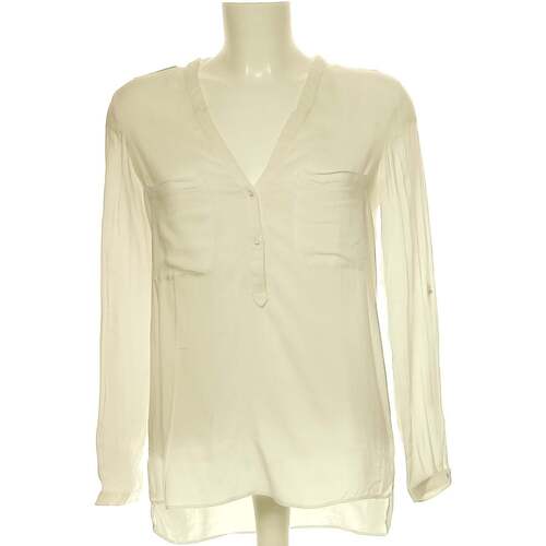 Vêtements Femme Tops / Blouses Zara blouse  34 - T0 - XS Blanc Blanc