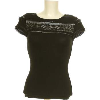 Vêtements Femme Corine De Farme H&M top manches courtes  34 - T0 - XS Noir Noir