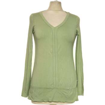 Vêtements Femme T-shirts monochrome & Polos Morgan top manches longues  36 - T1 - S Vert Vert