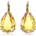 Montres & Bijoux Femme Boucles d'oreilles Swarovski Boucles d'oreilles  Millenia dorées Jaune