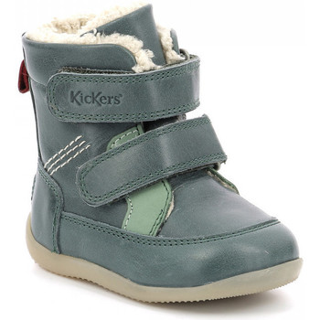 Chaussures Enfant Boots discr Kickers Bamakratch VERT FONCE
