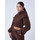 Vêtements Femme Sweats VERSACE JEANS COUTURE LONG-LINE DENIM SHIRT Hoodie F222137 Marron